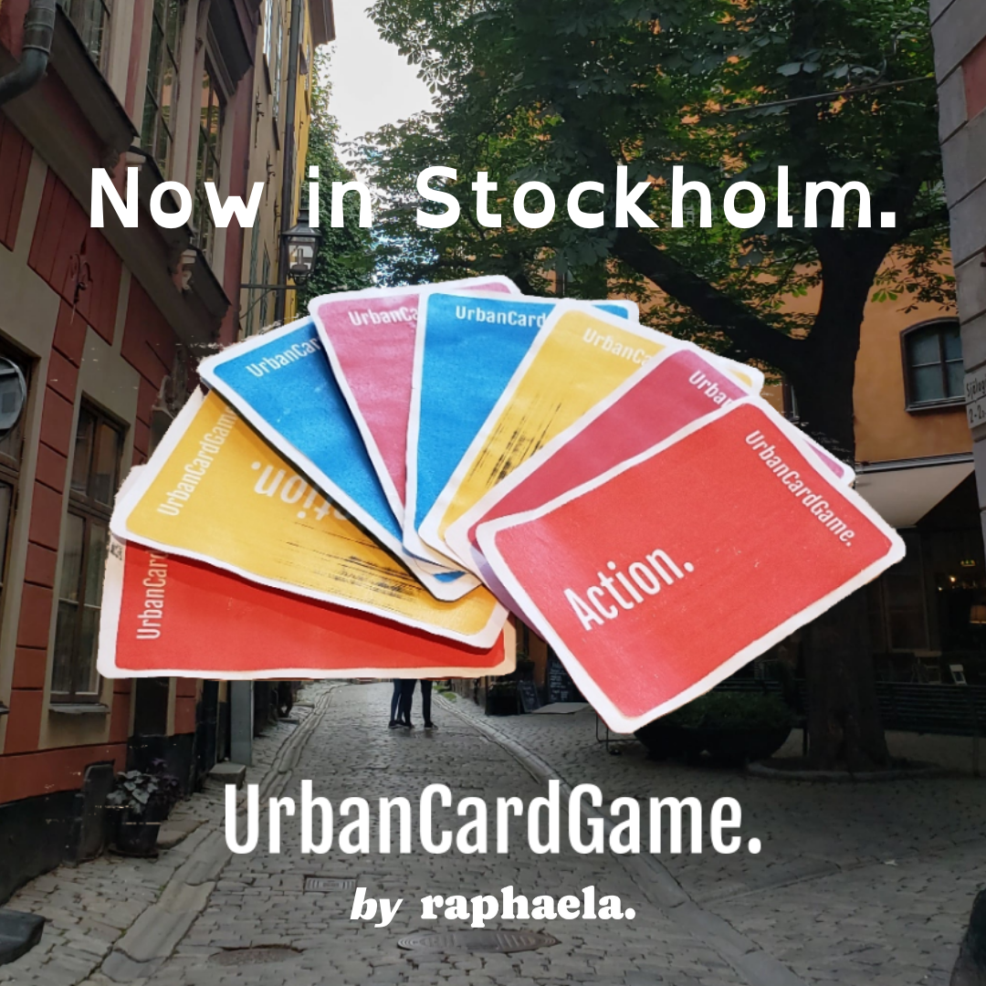 UrbanCardGame by raphaela is now in Stockholm as an in-person experience!